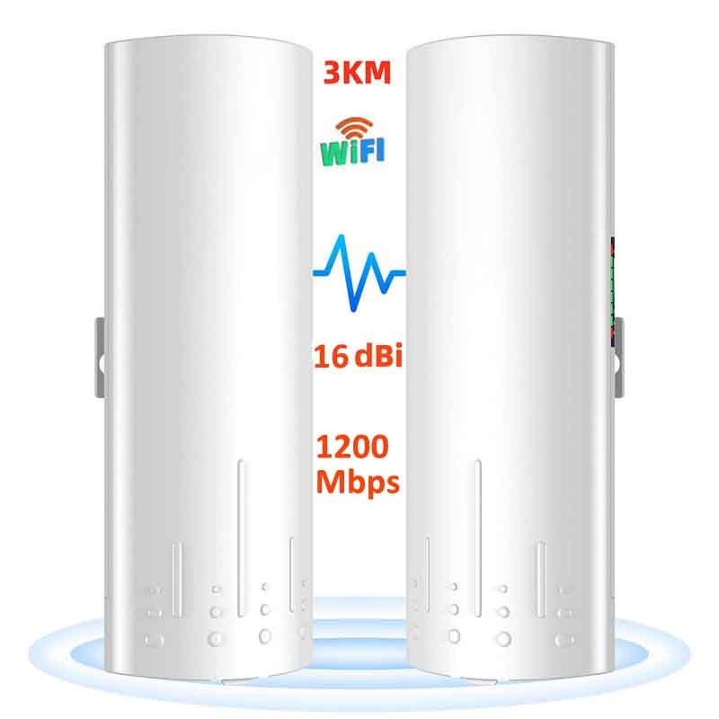 High Power Long Range Wireless Outdoor 5.8G CPE, 900Mbps Outdoor WiFi Bridge Access Point