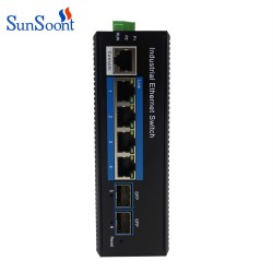 4-port 10//100/1000BASE-TX+2G SFP Industrial Ethernet Switch