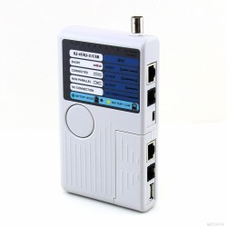 RJ45 RJ11 BNC cable tester Cable Continuty Network Lan Tester NF-3468
