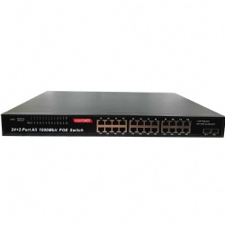 1000Mbps 24 port POE switch with 2 SFP slot