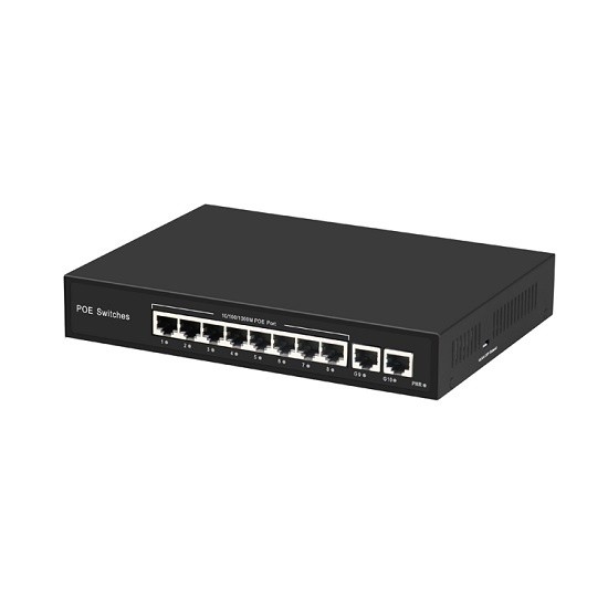 PFS3210-8GT2GF-96 - Commutateur réseau - 8 ports PoE - 2 ports SFP - 2  ports RJ45 Combo Uplink 