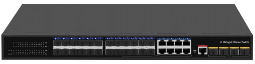 S2624P-4X 10Gb Uplink 24 Port Gigabit L3 Managed Ethernet POE Switch -  Shenzhen Hohunet Technology Co., Ltd