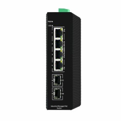 6 Ports Gigabit Managed BT Industrial PoE Switch