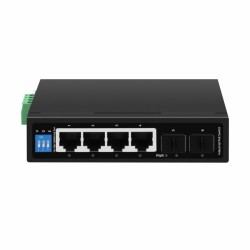 6 Ports Gigabit Intelligent Industrial PoE Switch