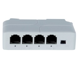 10/100Mbps 4 port. POE extender 30w